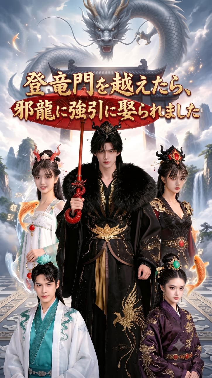 登竜門を越えたら、邪龍に強引に娶られました cover