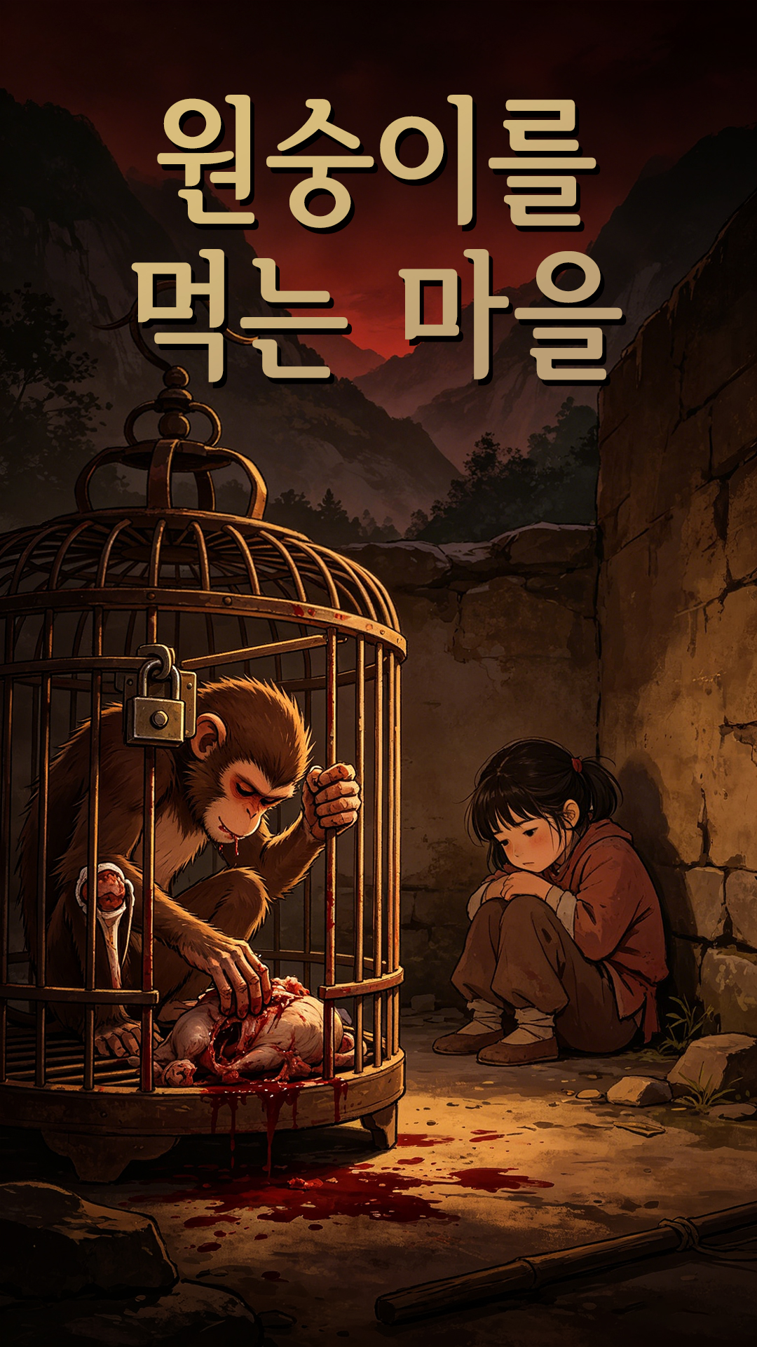 원숭이를 먹는 마을 cover