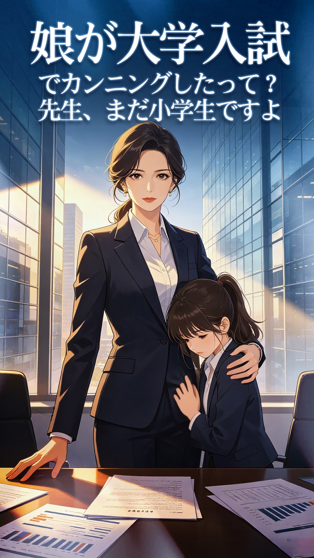 娘が大学入試でカンニングしたって?先生、まだ小学生ですよ cover