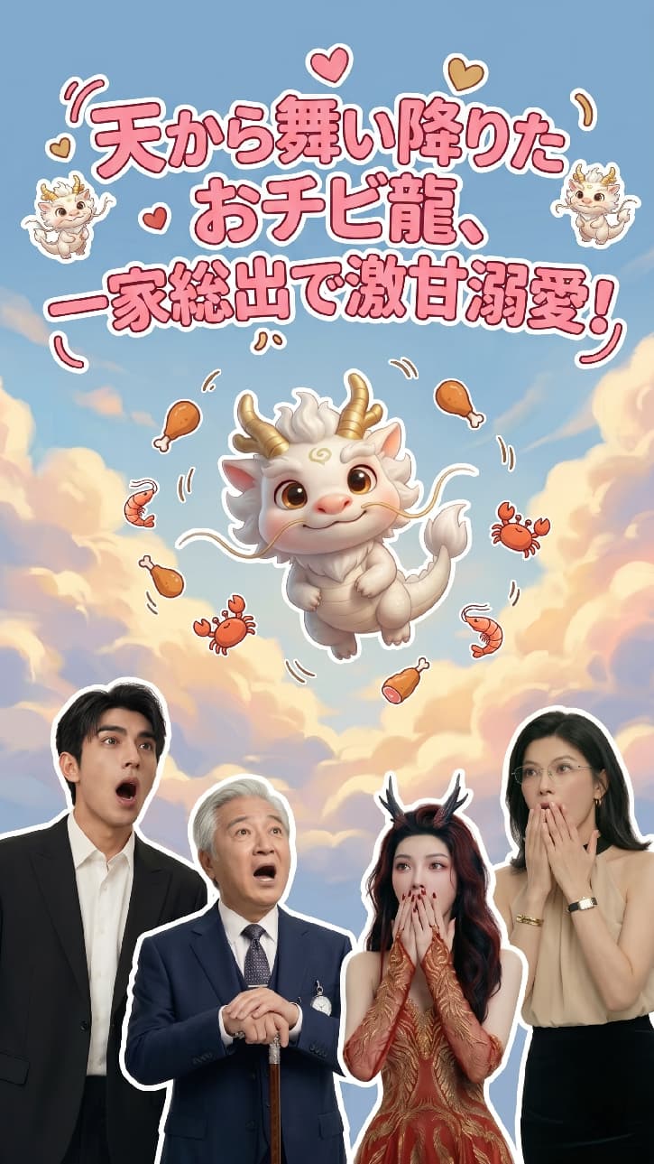 天から舞い降りたおチビ龍、一家総出で激甘溺愛! cover