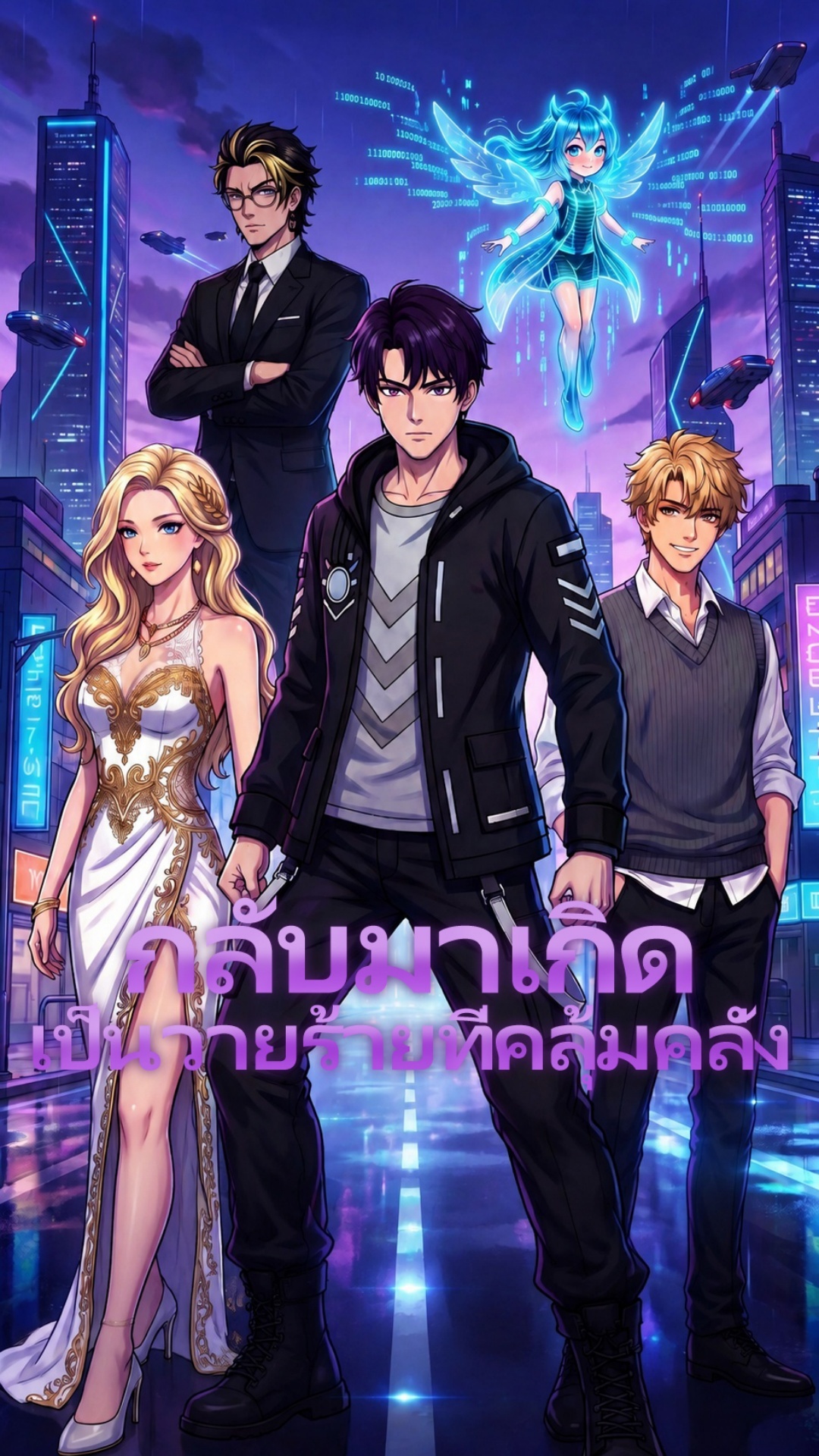 ตายเพราะนอนดึกแล้วเกิดใหม่เป็นทายาทเศรษฐีในนิยายจีน เจอกับ 'เทพธิดาชาอ่อน' และพระเอกสายซิสเต็มจนครอบครัวล่มสลาย แต่ฉันได้ปลุก 'ร