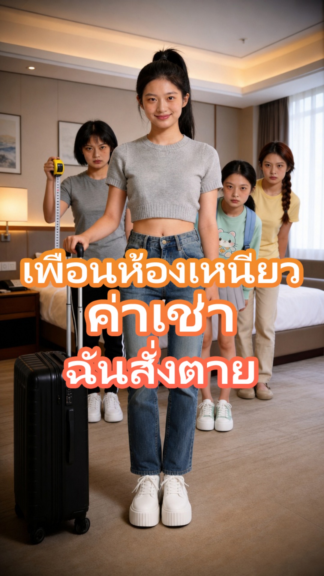 เพื่อนห้องเหนียวค่าเช่า ฉันสั่งตาย